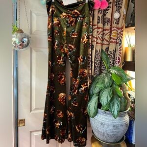 Kantha Bae XL velvet bell bottoms